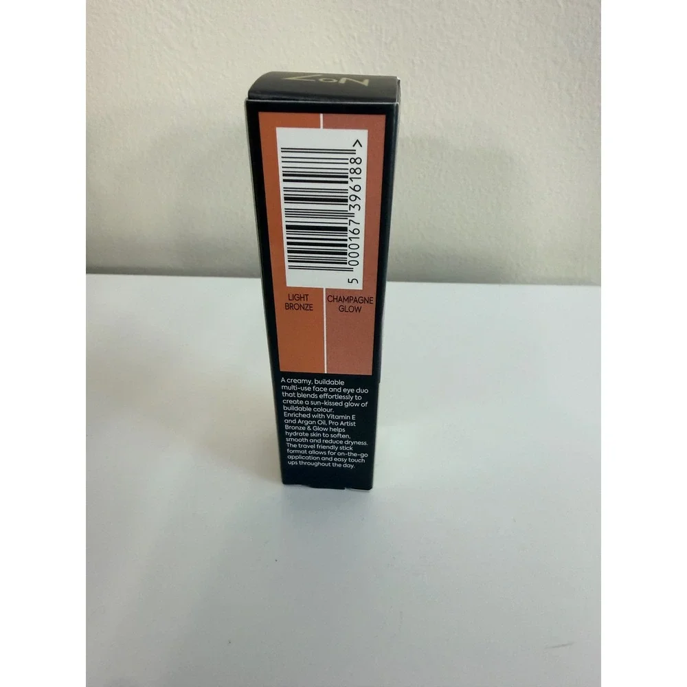 No7 Pro Artist Multi-Stick Womens 0.36oz Bronze Glow Light Champagne NWT